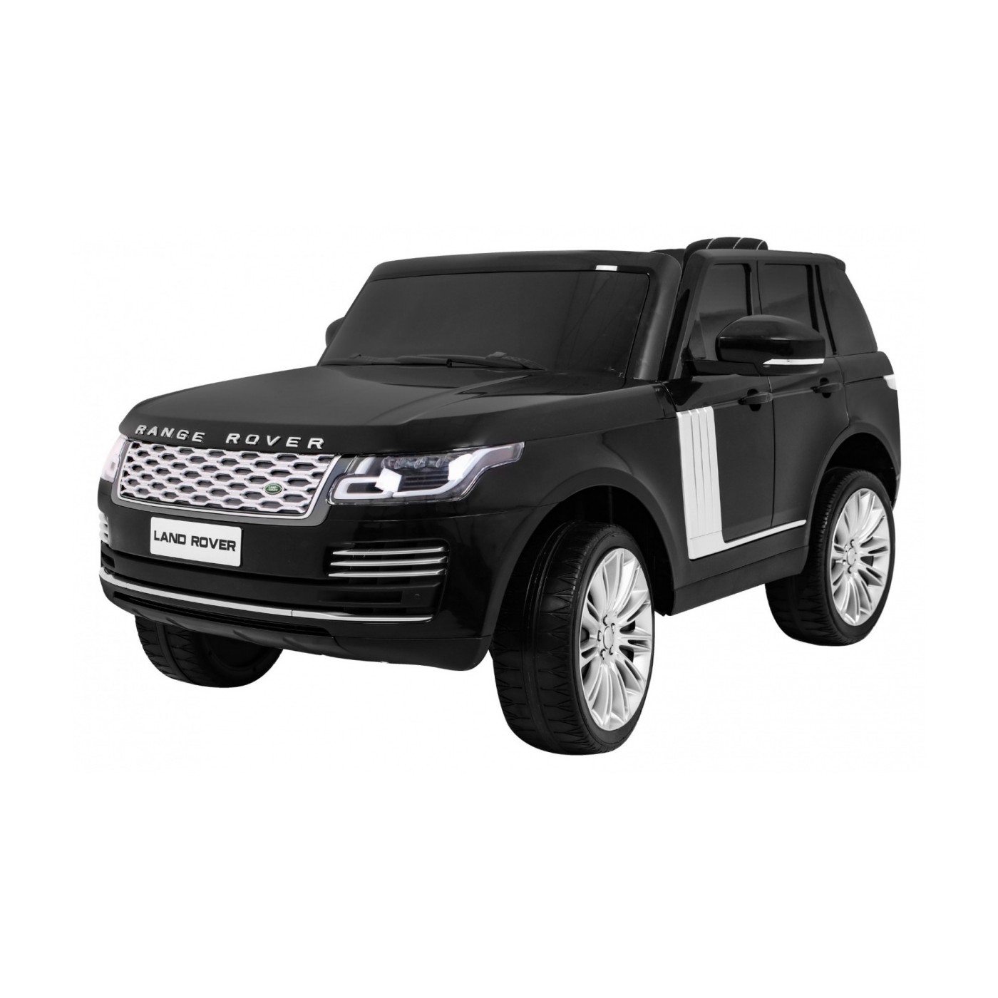 Range Rover HSE 2místné dětské auto černé + dálkové ovládání + 5bodové pásy + audio panel + LED