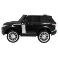 Range Rover HSE 2místné dětské auto černé + dálkové ovládání + 5bodové pásy + audio panel + LED
