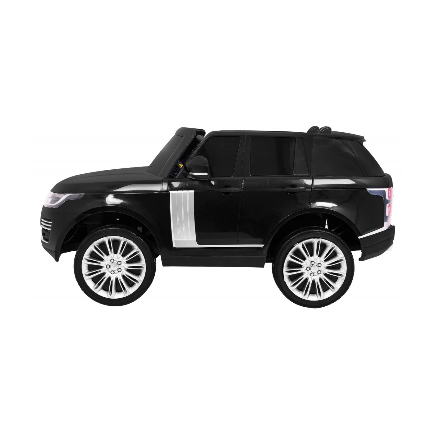 Range Rover HSE 2místné dětské auto černé + dálkové ovládání + 5bodové pásy + audio panel + LED