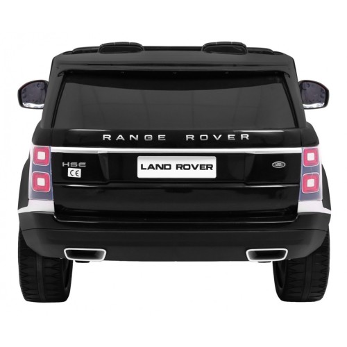 Range Rover HSE 2místné dětské auto černé + dálkové ovládání + 5bodové pásy + audio panel + LED