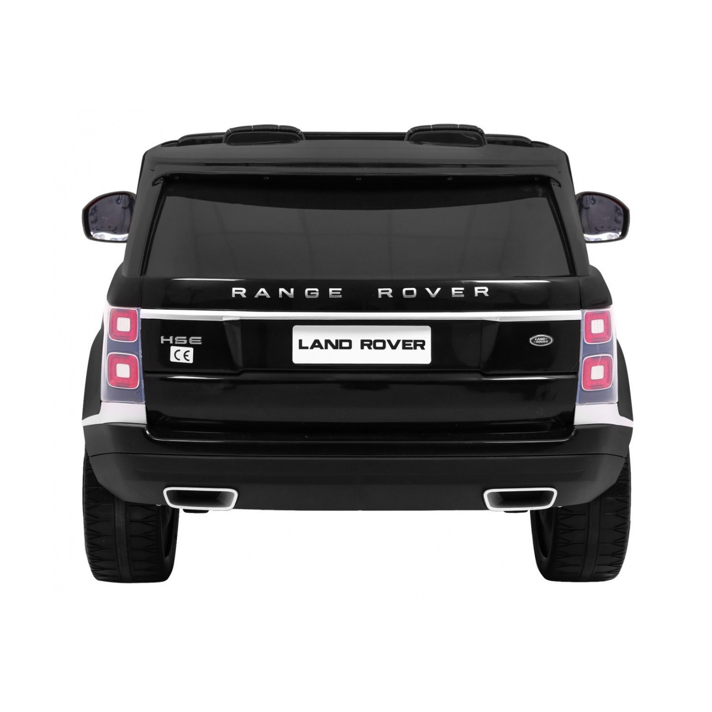 Range Rover HSE 2místné dětské auto černé + dálkové ovládání + 5bodové pásy + audio panel + LED