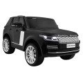 Range Rover HSE 2místné dětské auto černé + dálkové ovládání + 5bodové pásy + audio panel + LED