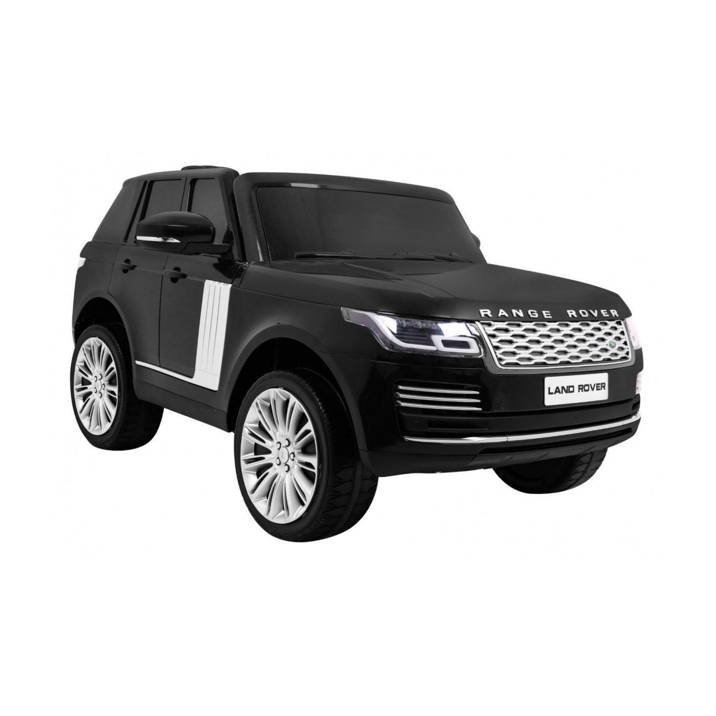 Range Rover HSE 2místné dětské auto černé + dálkové ovládání + 5bodové pásy + audio panel + LED