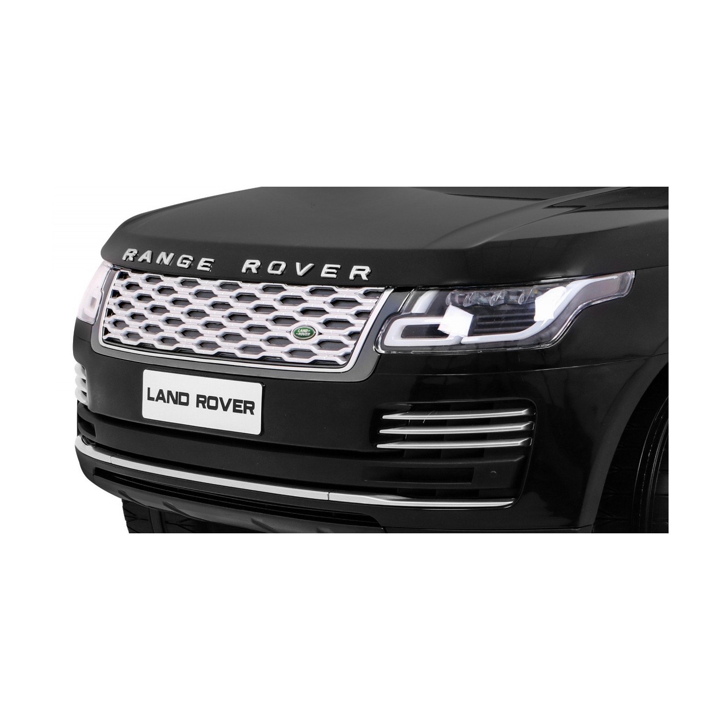 Range Rover HSE 2místné dětské auto černé + dálkové ovládání + 5bodové pásy + audio panel + LED