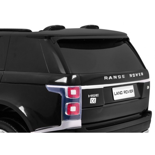 Range Rover HSE 2místné dětské auto černé + dálkové ovládání + 5bodové pásy + audio panel + LED