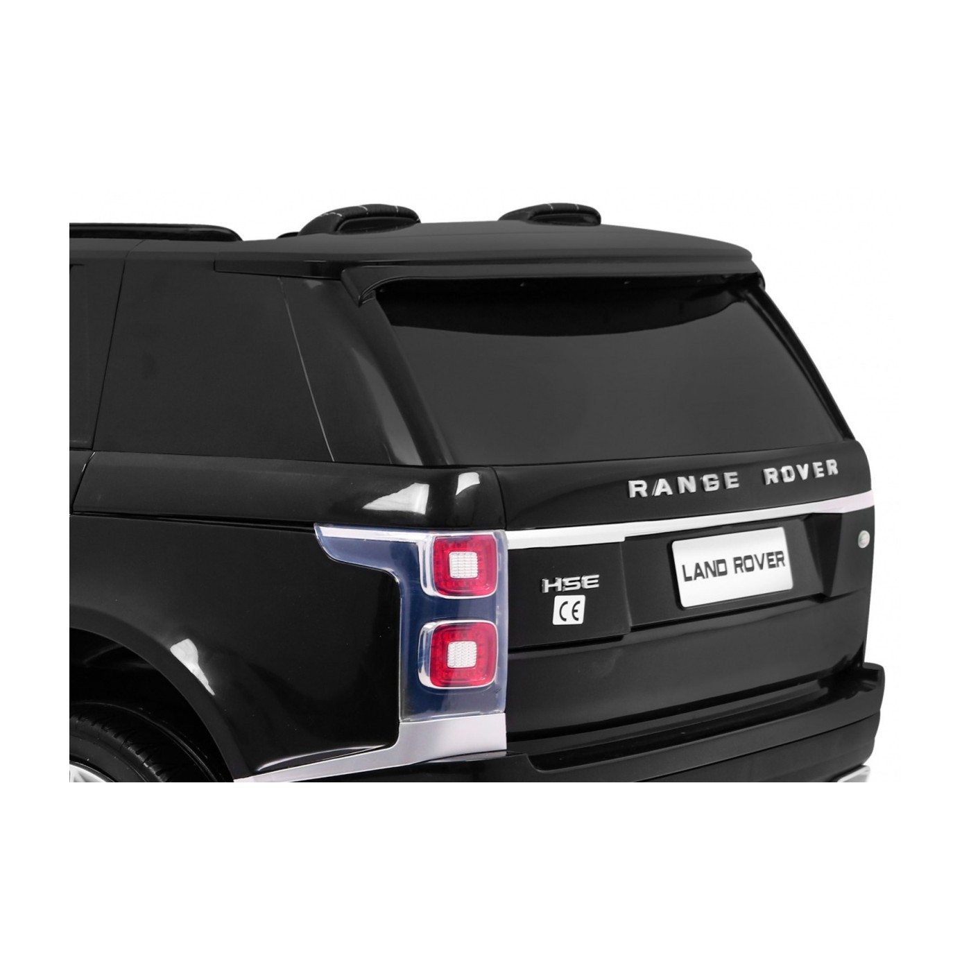 Range Rover HSE 2místné dětské auto černé + dálkové ovládání + 5bodové pásy + audio panel + LED