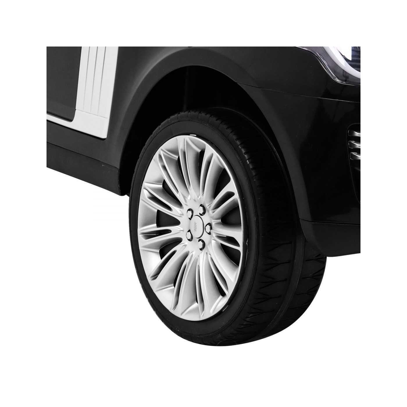 Range Rover HSE 2místné dětské auto černé + dálkové ovládání + 5bodové pásy + audio panel + LED