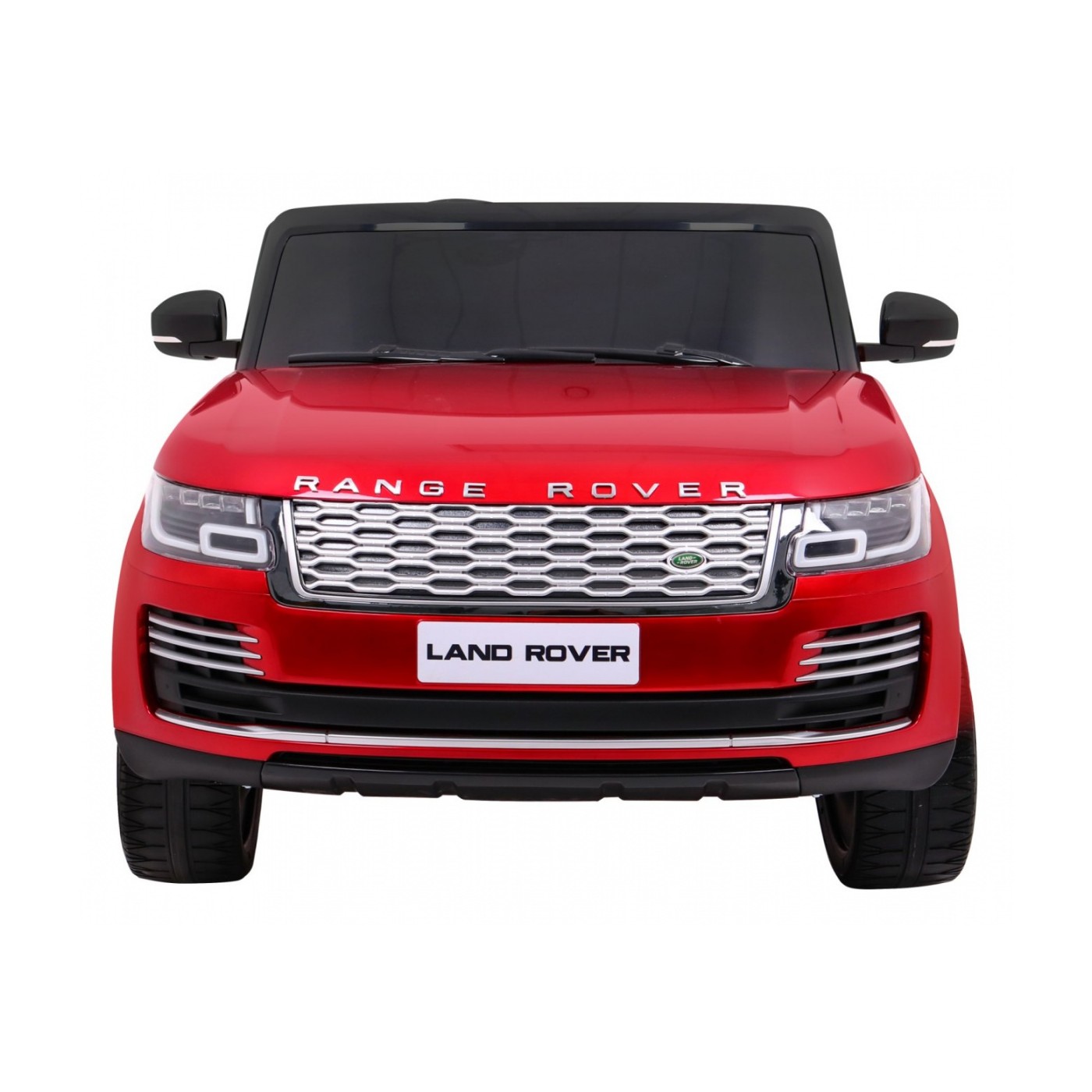 Range Rover HSE Lakované 2 Dětské Auto Červené Dálkové Ovládání 5 Bodové Pásy Audio Panel LED