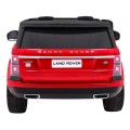 Range Rover HSE Lakované 2 Dětské Auto Červené Dálkové Ovládání 5 Bodové Pásy Audio Panel LED