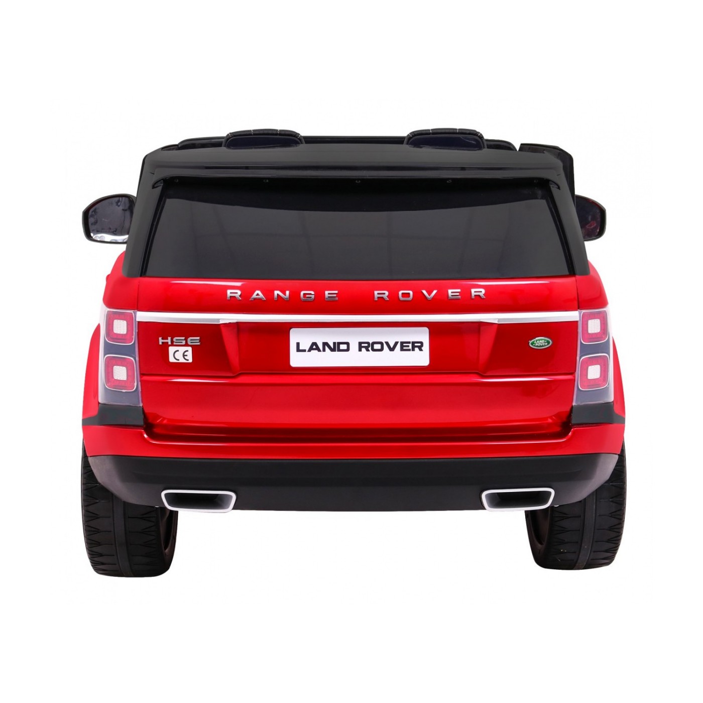 Range Rover HSE Lakované 2 Dětské Auto Červené Dálkové Ovládání 5 Bodové Pásy Audio Panel LED