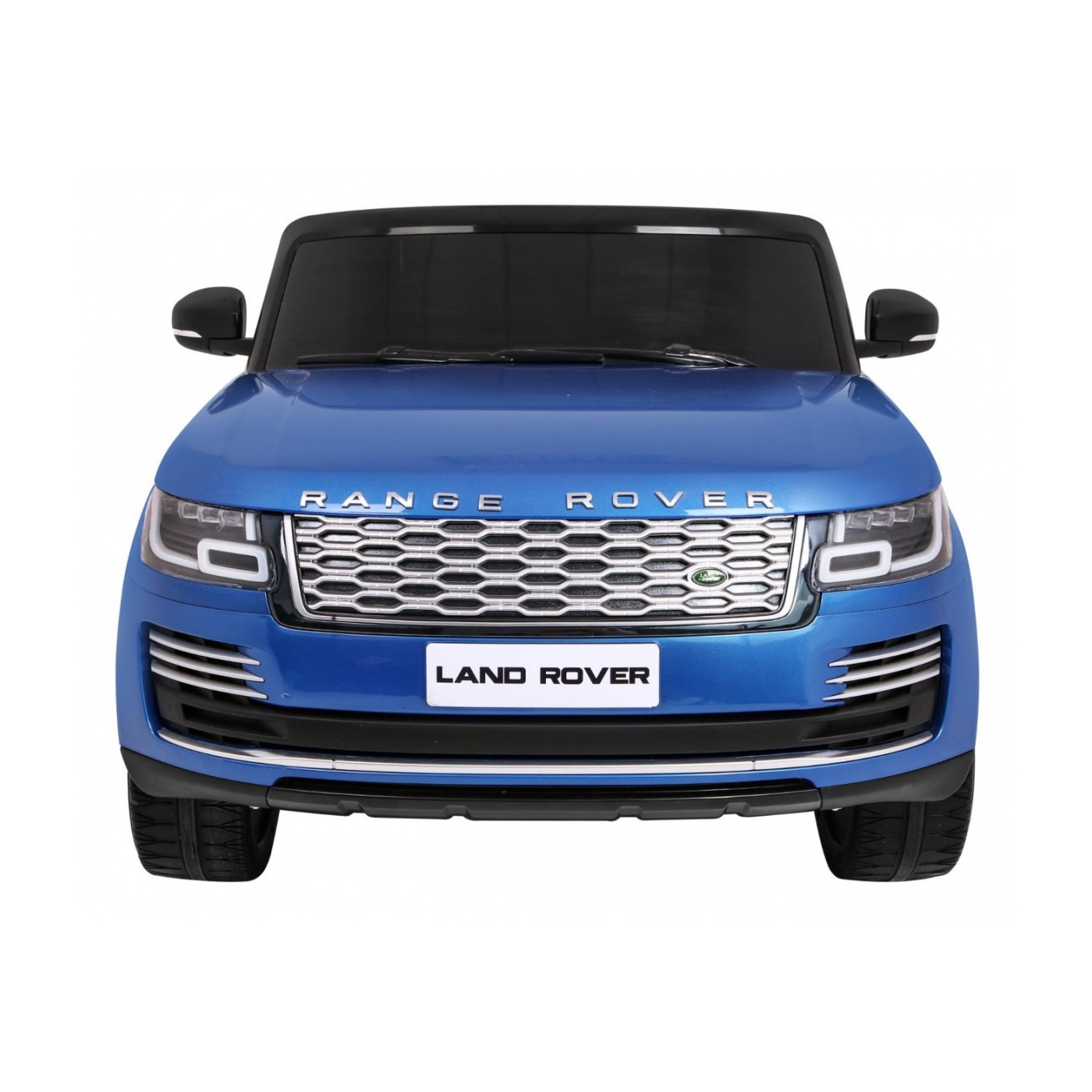 Range Rover HSE Lakované 2 Dětské Auto Modré Dálkové Ovládání 5 Bodové Pásy Audio Panel LED