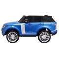 Range Rover HSE Lakované 2 Dětské Auto Modré Dálkové Ovládání 5 Bodové Pásy Audio Panel LED
