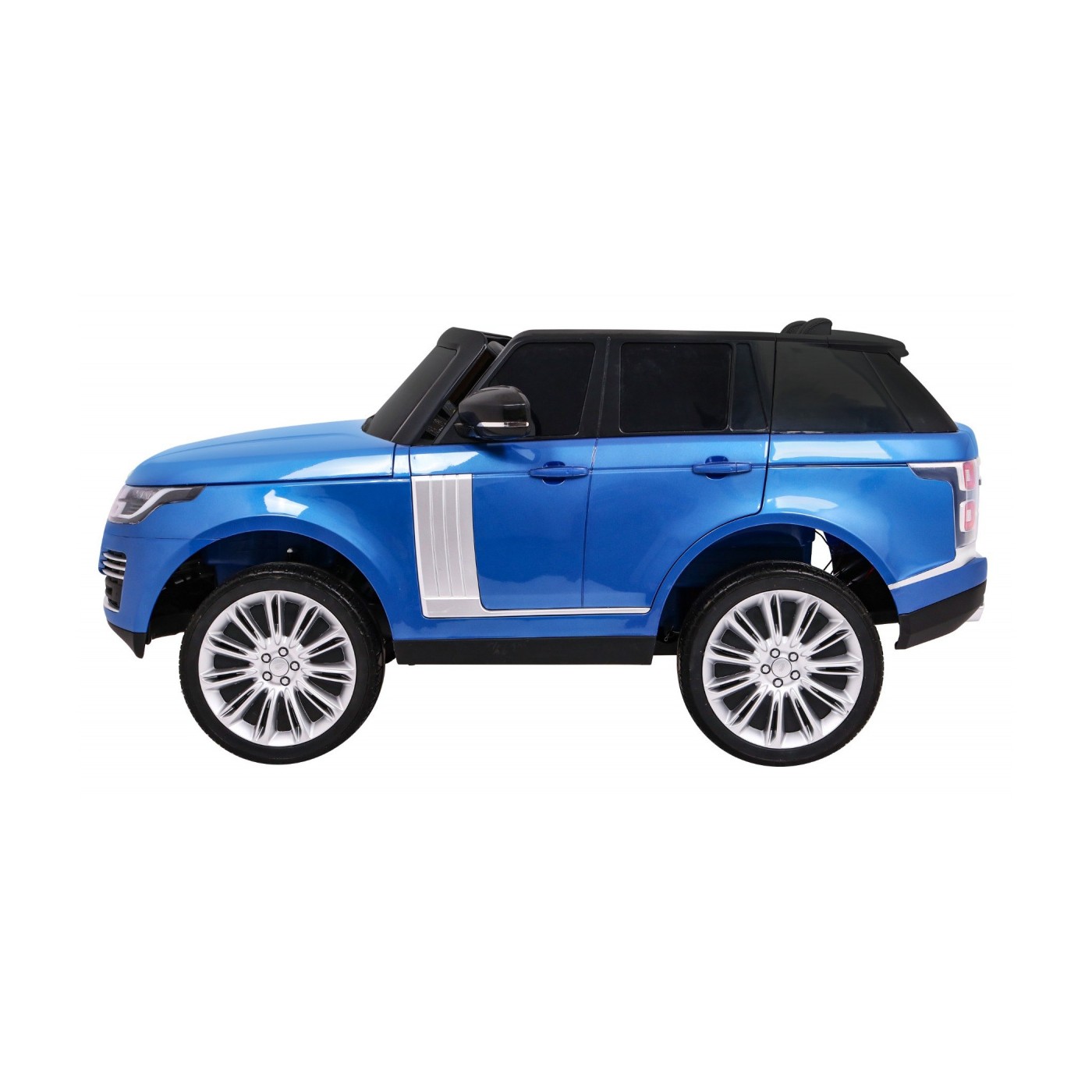 Range Rover HSE Lakované 2 Dětské Auto Modré Dálkové Ovládání 5 Bodové Pásy Audio Panel LED