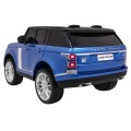 Range Rover HSE Lakované 2 Dětské Auto Modré Dálkové Ovládání 5 Bodové Pásy Audio Panel LED