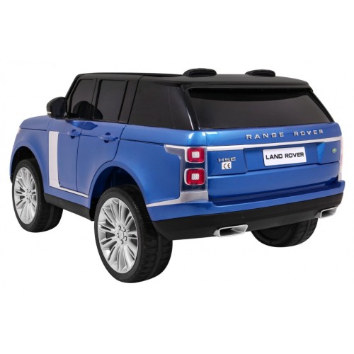 Range Rover HSE Lakované 2 Dětské Auto Modré Dálkové Ovládání 5 Bodové Pásy Audio Panel LED