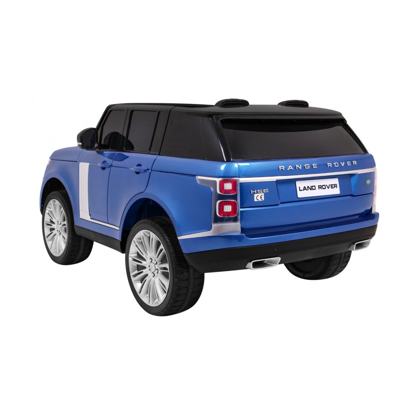 Range Rover HSE Lakované 2 Dětské Auto Modré Dálkové Ovládání 5 Bodové Pásy Audio Panel LED