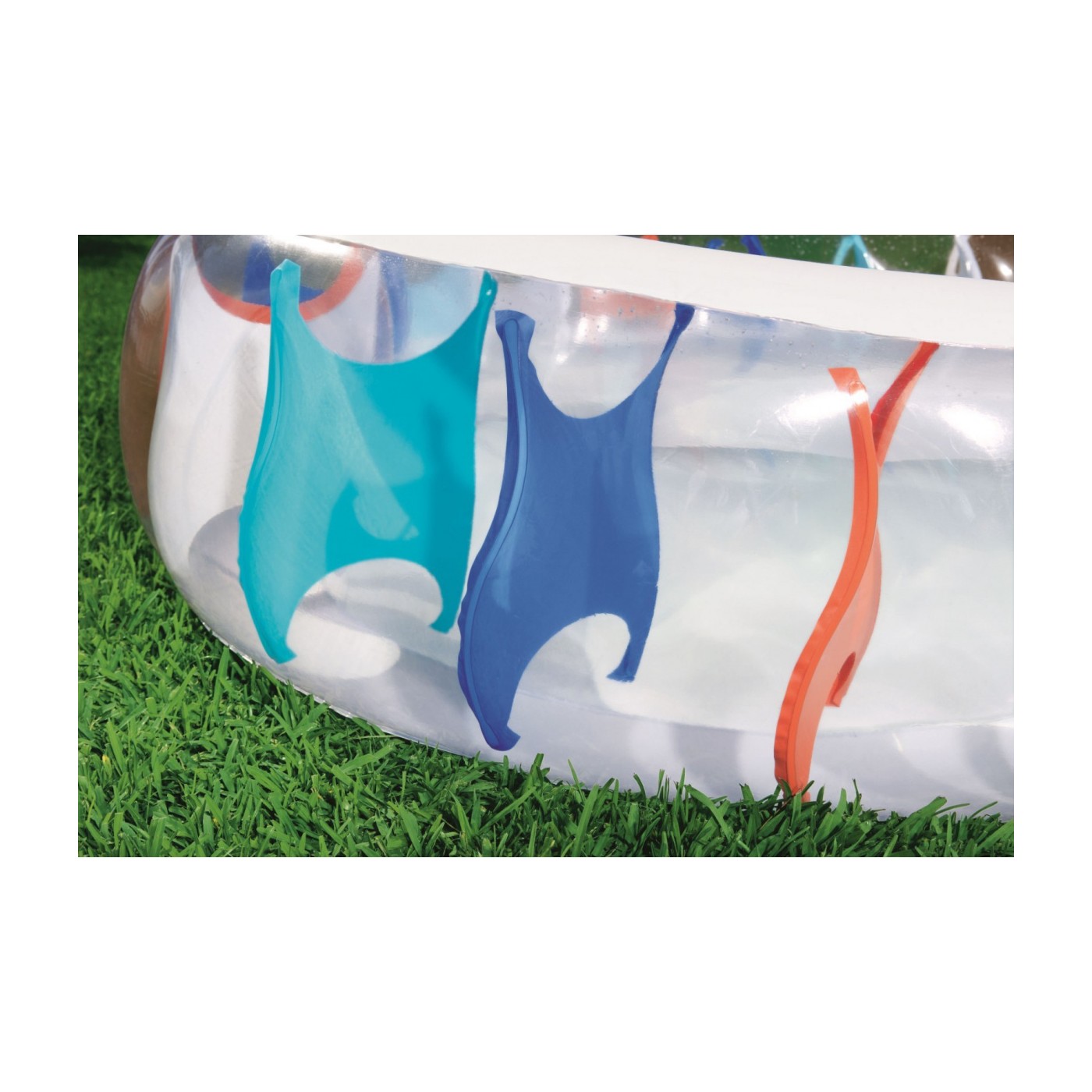 Nafukovací rodinný bazén elipsa 229x152x51cm BESTWAY + opravná lišta