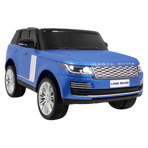 Range Rover HSE Lakované 2 Dětské Auto Modré Dálkové Ovládání 5 Bodové Pásy Audio Panel LED