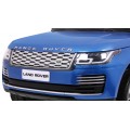 Range Rover HSE Lakované 2 Dětské Auto Modré Dálkové Ovládání 5 Bodové Pásy Audio Panel LED