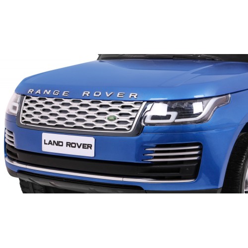 Range Rover HSE Lakované 2 Dětské Auto Modré Dálkové Ovládání 5 Bodové Pásy Audio Panel LED
