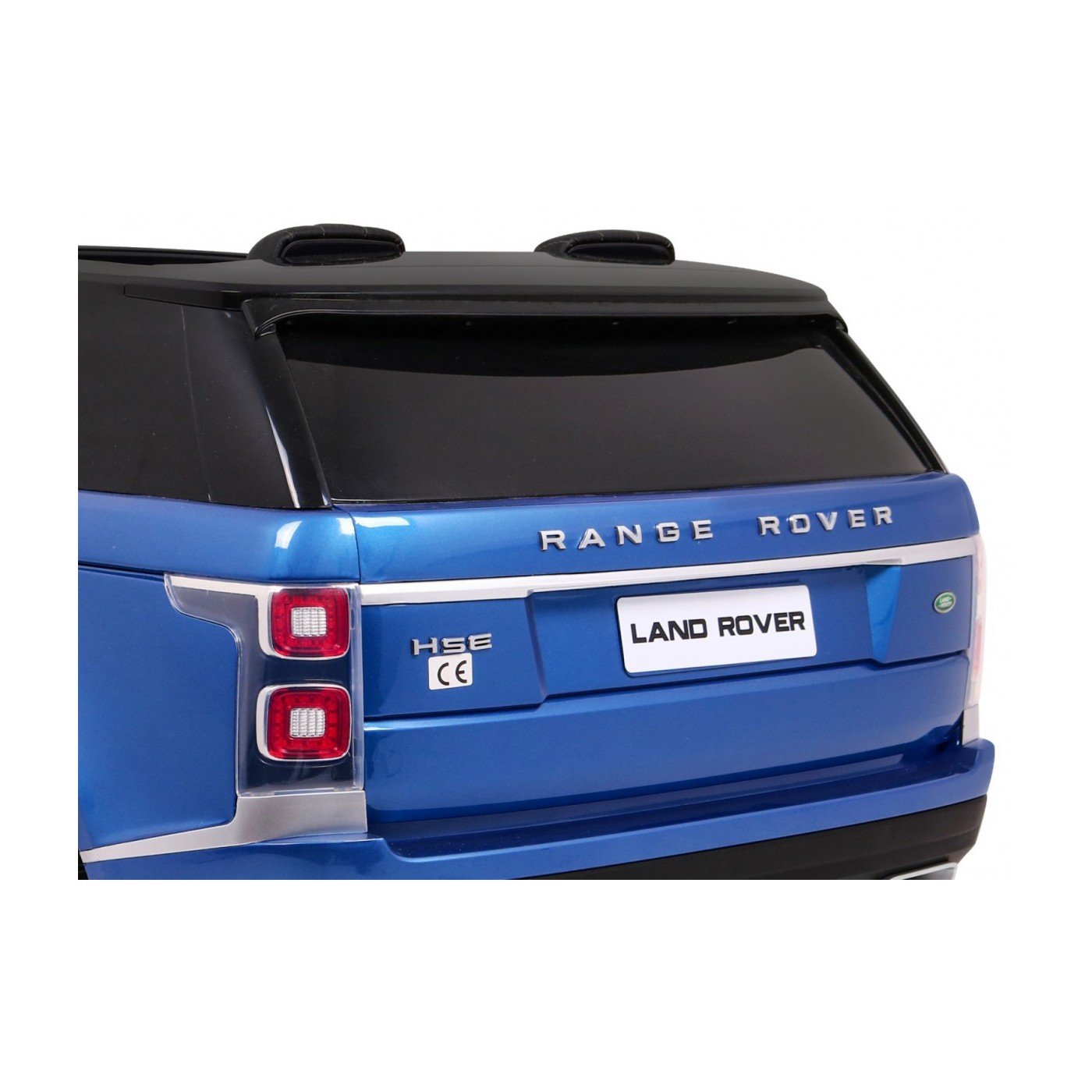 Range Rover HSE Lakované 2 Dětské Auto Modré Dálkové Ovládání 5 Bodové Pásy Audio Panel LED