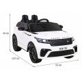 Range Rover Velar Bateriové ovládání Bílá + Dálkové ovládání + EVA + Pomalý start + MP3 LED