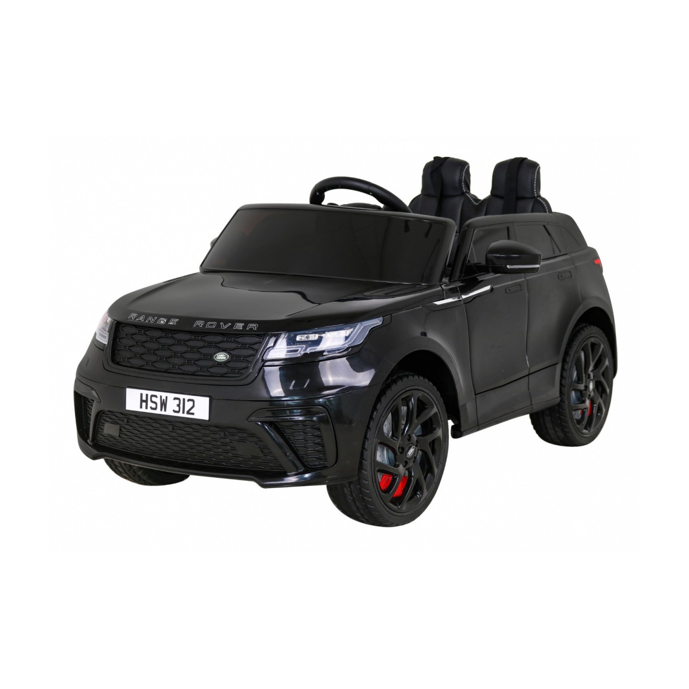 Range Rover Velar Baterie Černý + Dálkové Ovládání + EVA + Pomalý Start + MP3 LED