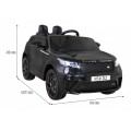 Range Rover Velar Baterie Černý + Dálkové Ovládání + EVA + Pomalý Start + MP3 LED