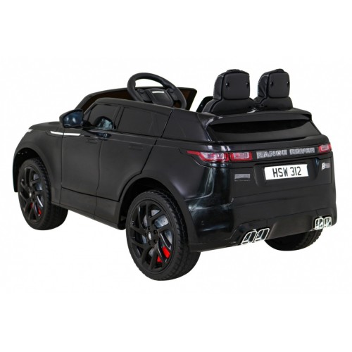 Range Rover Velar Baterie Černý + Dálkové Ovládání + EVA + Pomalý Start + MP3 LED