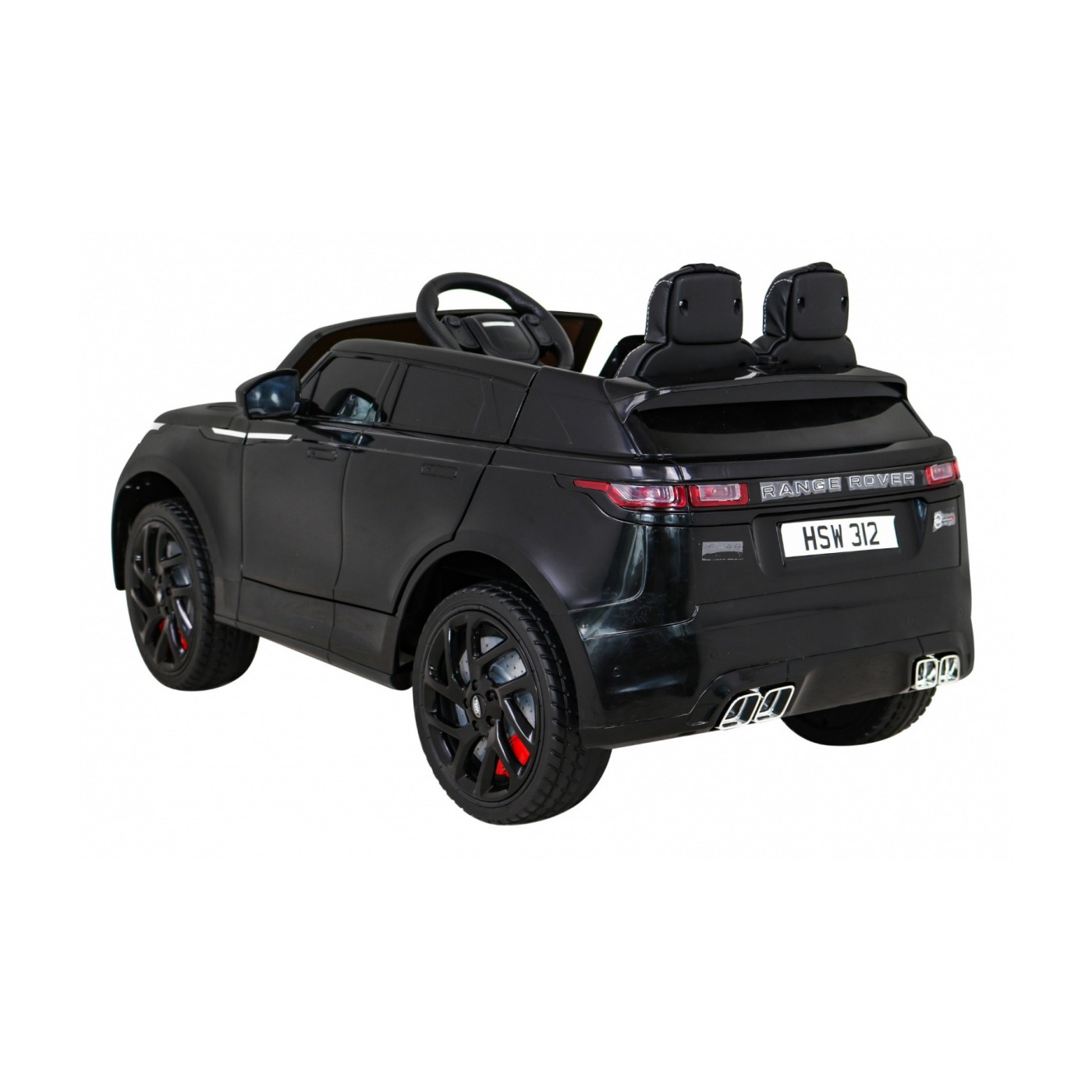 Range Rover Velar Baterie Černý + Dálkové Ovládání + EVA + Pomalý Start + MP3 LED