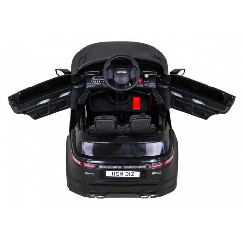 Range Rover Velar Baterie Černý + Dálkové Ovládání + EVA + Pomalý Start + MP3 LED