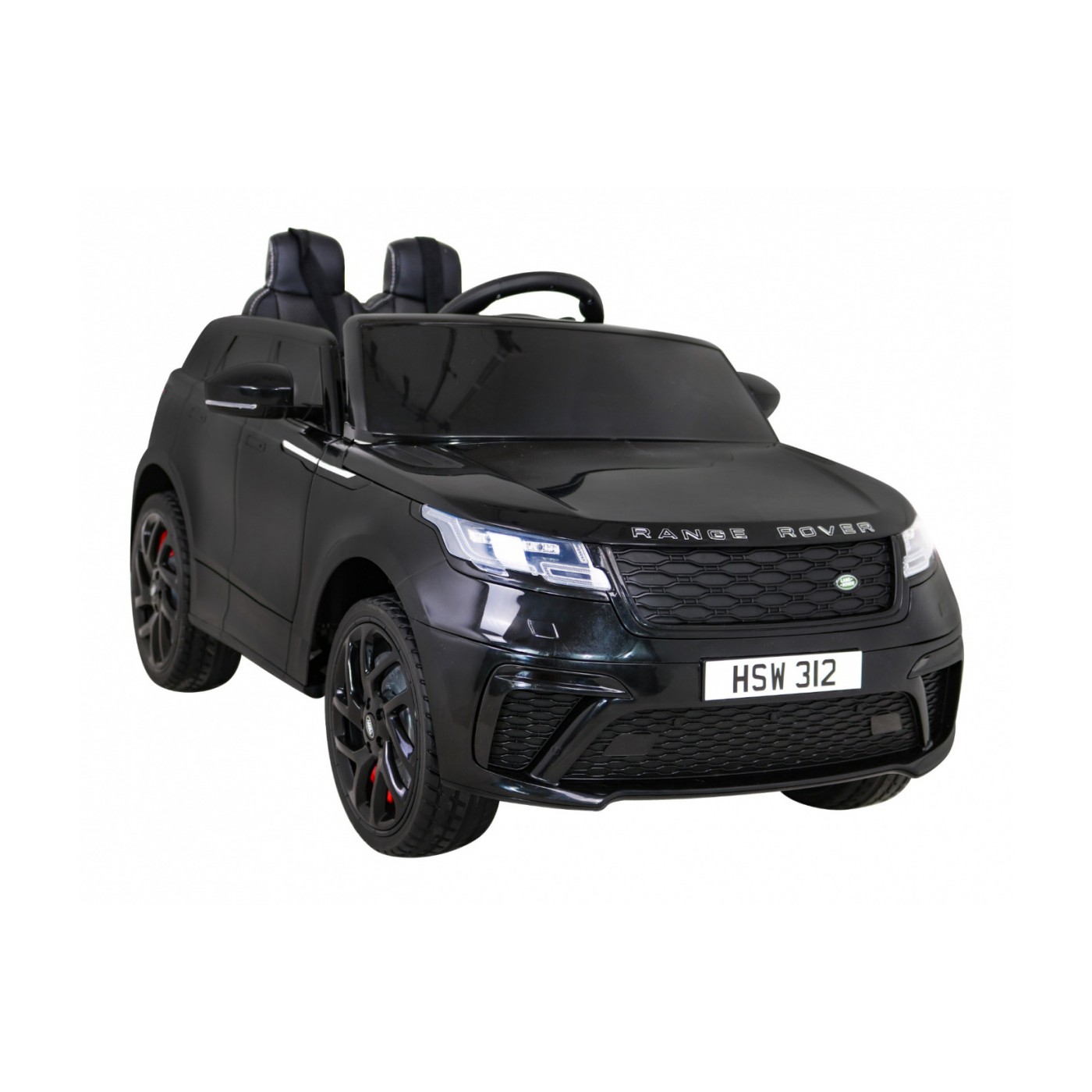 Range Rover Velar Baterie Černý + Dálkové Ovládání + EVA + Pomalý Start + MP3 LED