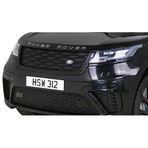 Range Rover Velar Baterie Černý + Dálkové Ovládání + EVA + Pomalý Start + MP3 LED