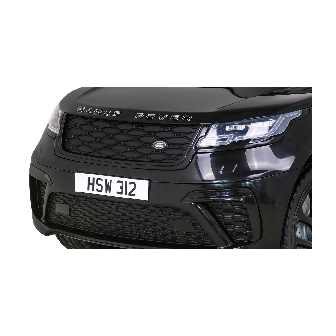 Range Rover Velar Baterie Černý + Dálkové Ovládání + EVA + Pomalý Start + MP3 LED