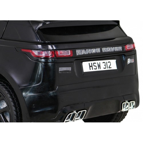 Range Rover Velar Baterie Černý + Dálkové Ovládání + EVA + Pomalý Start + MP3 LED
