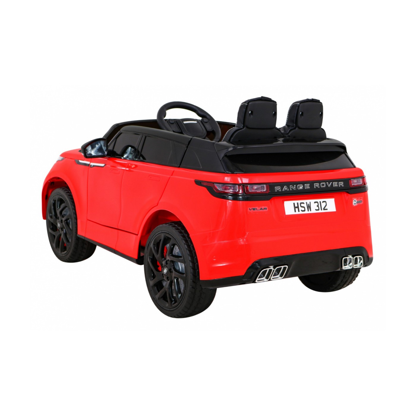 Range Rover Velar baterie ovládaná červeně + dálkové ovládání + EVA + pomalý start + MP3 LED