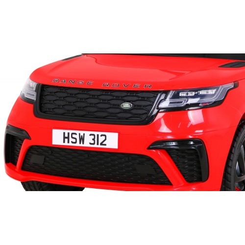 Range Rover Velar baterie ovládaná červeně + dálkové ovládání + EVA + pomalý start + MP3 LED