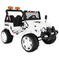 Offroadová dětská baterie Raptor Drifter bílá dálkový pomalý start EVA zvukové světlo