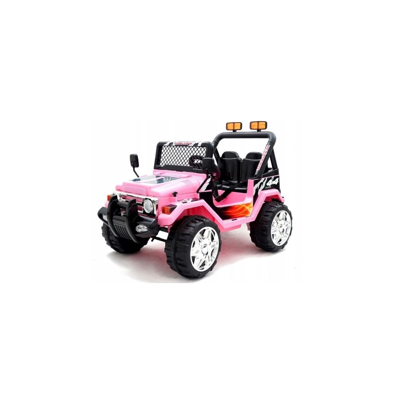 Offroadová dětská baterie Raptor Drifter růžová dálková světla EVA s pomalým startem