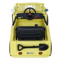 Vojenské auto Retro Děti Elderflower 4x4 Drive Remote 2 zavazadlové stojany Pomalý start MP3 LED