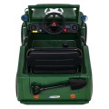 Vojenské auto Retro Děti Zelená 4x4 Drive Remote 2 zavazadlové stojany Pomalý start MP3 LED