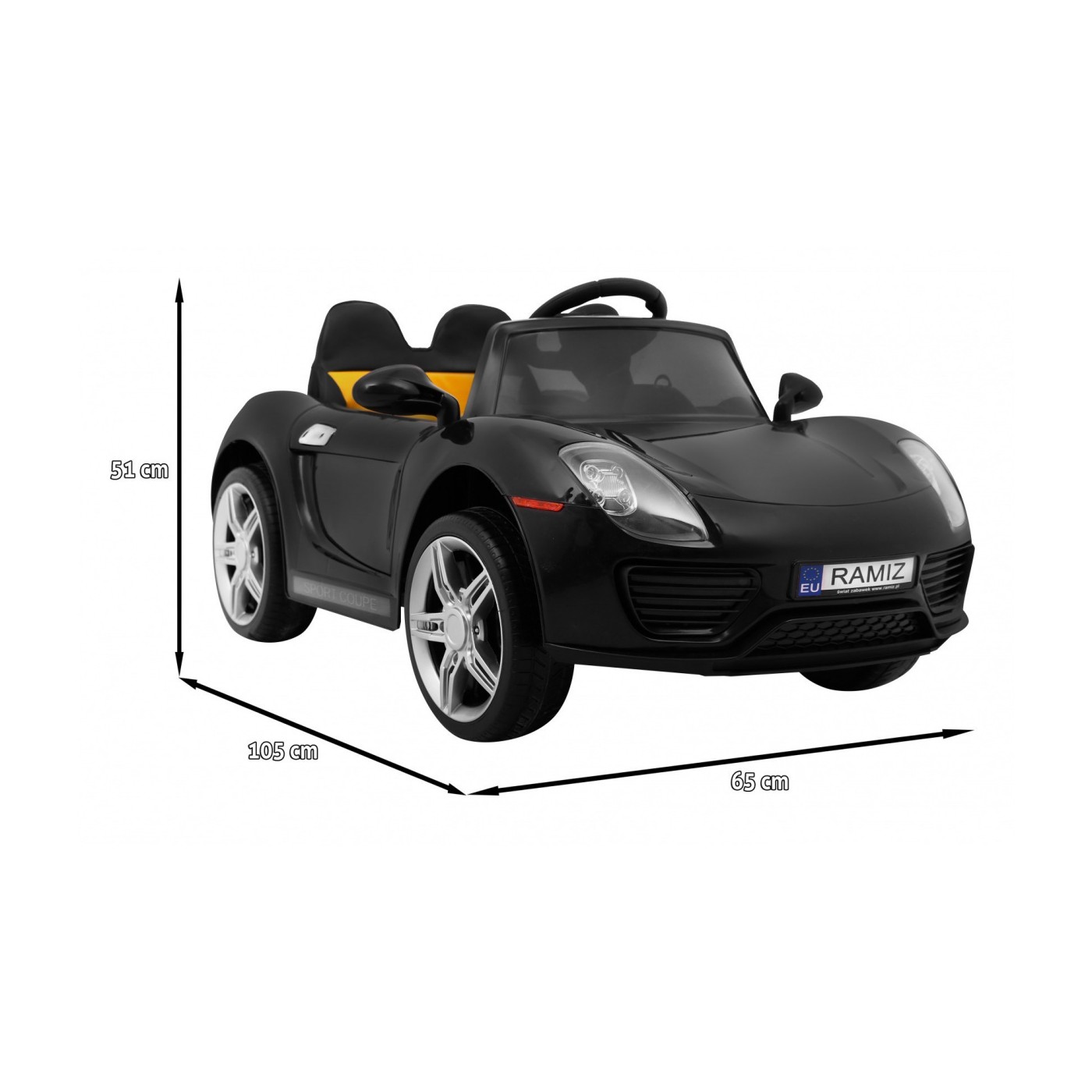 Vozidlo Roadster černý