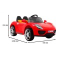 Roadster vozidlo červené