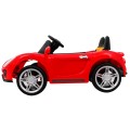 Roadster vozidlo červené