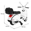 Vozidlo Vespa Scooter bílá
