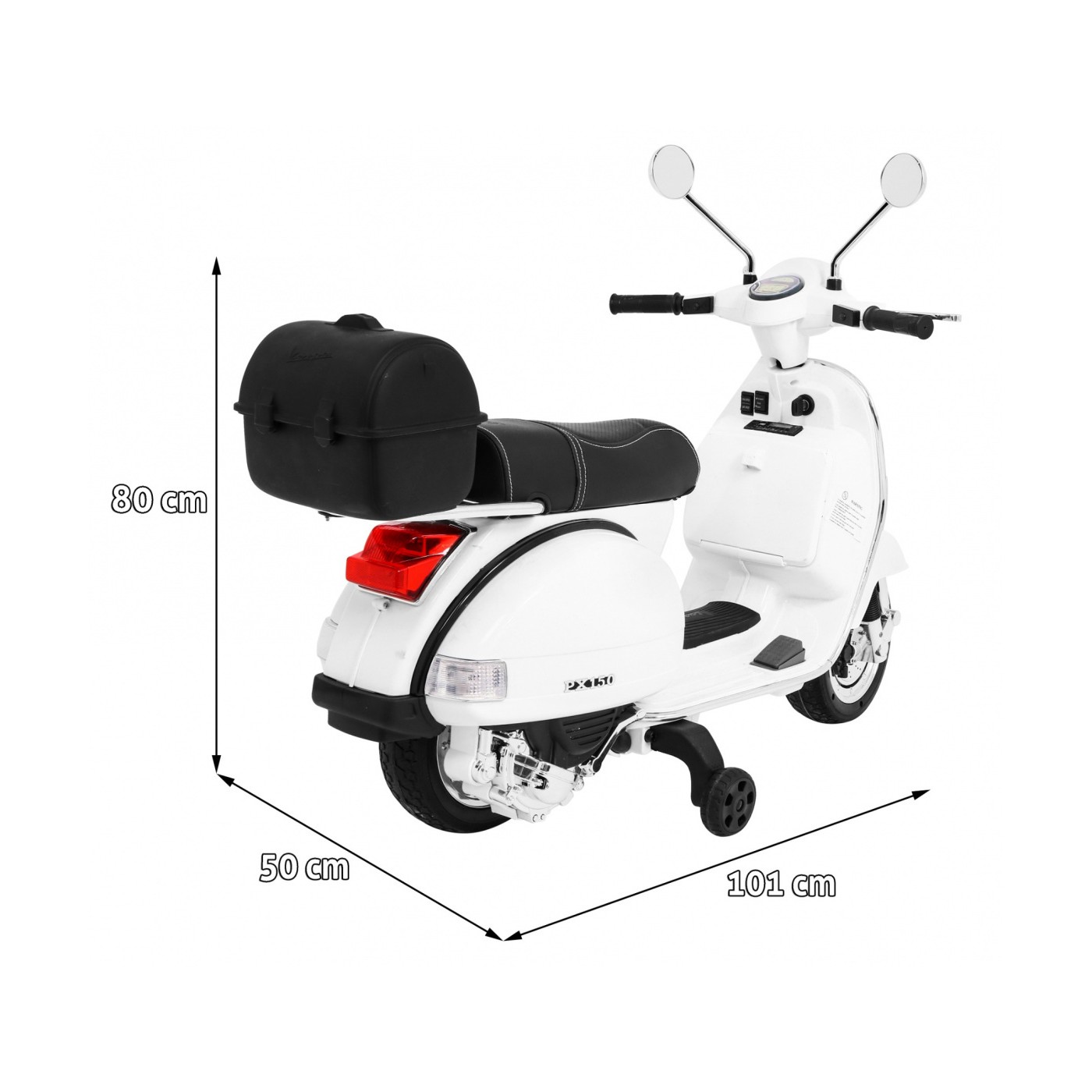 Vozidlo Vespa Scooter bílá
