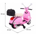 Vozidlo Vespa Rose Scooter