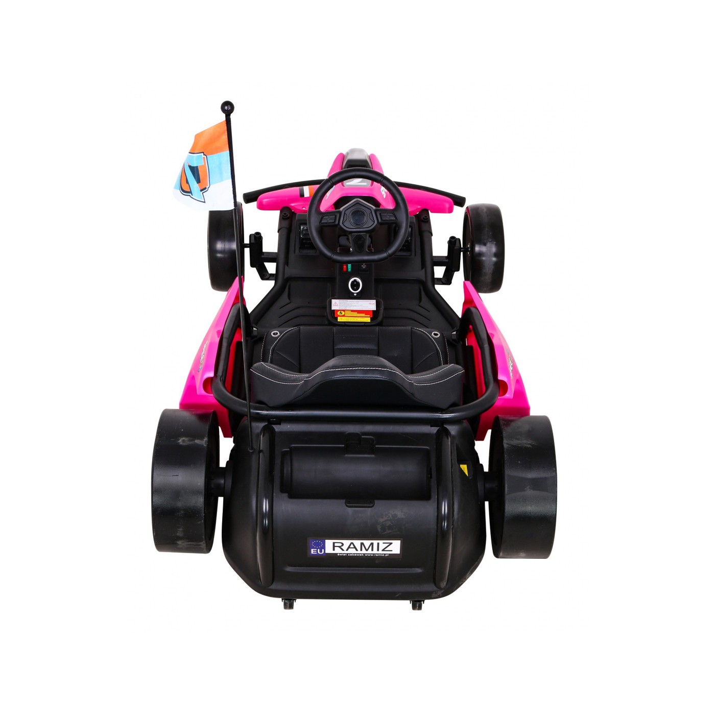 Dětská baterie Speed 7 Drift King Go-Kart růžová + funkce driftování + sportovní sedadlo + 2 rychlosti + EVA