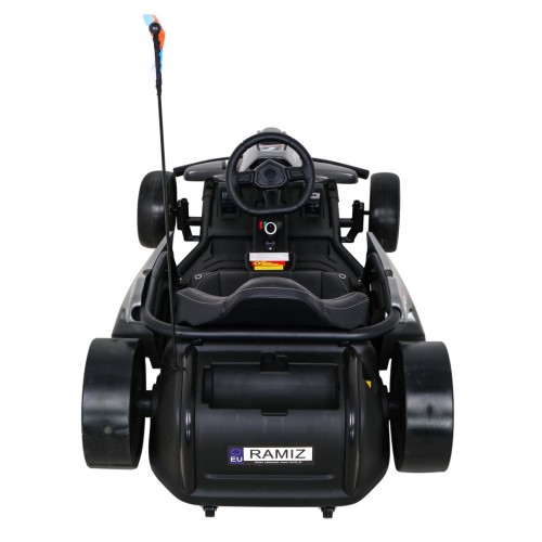 Dětská baterie Speed 7 Drift King Go-Kart Grey + funkce Drift + sportovní sedadlo + 2 rychlosti + EVA