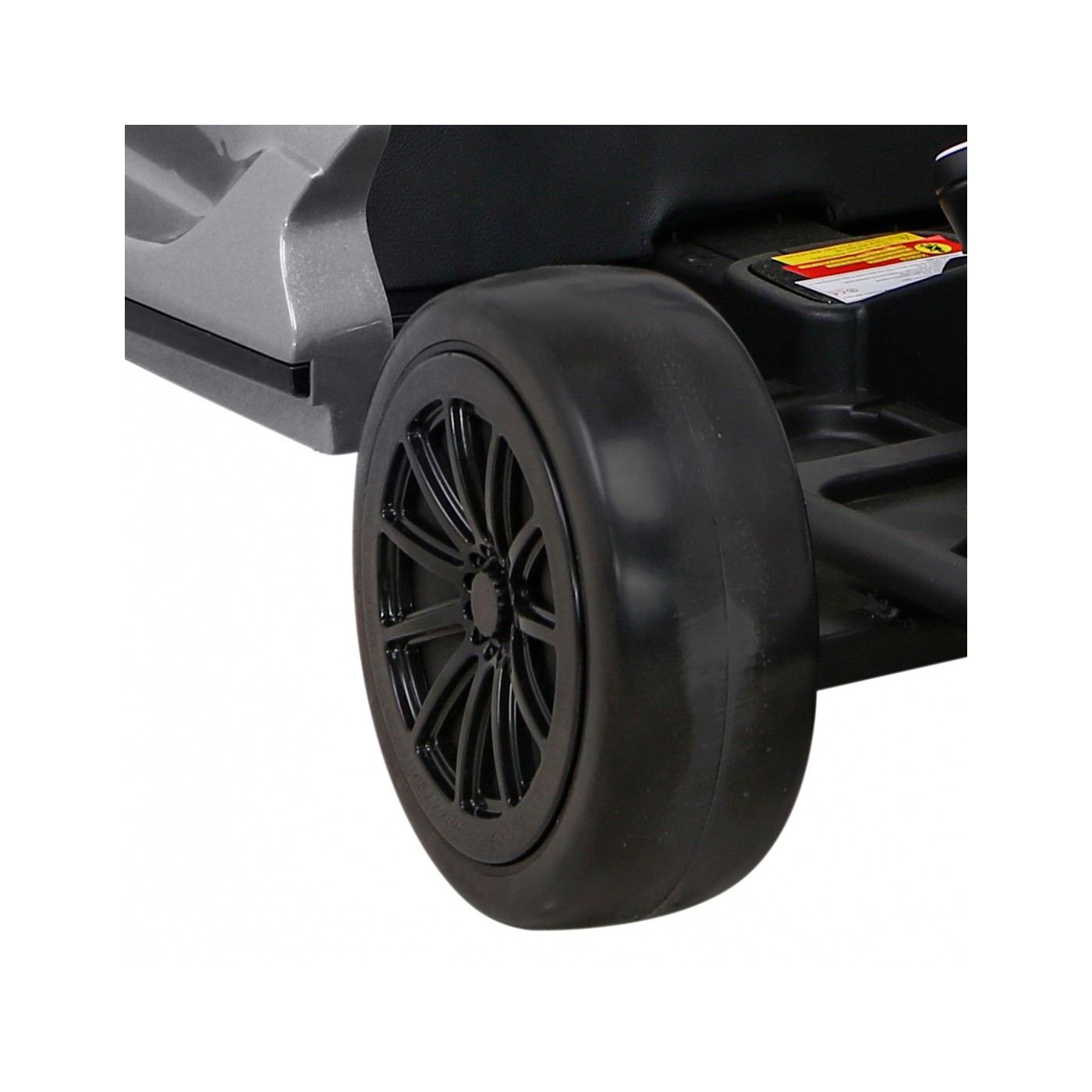 Dětská baterie Speed 7 Drift King Go-Kart Grey + funkce Drift + sportovní sedadlo + 2 rychlosti + EVA
